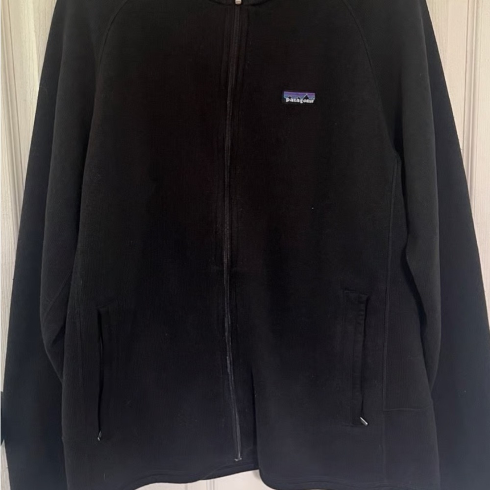 Patagonia snall Black Full-Zip womans Fleece Jacket better sweater
